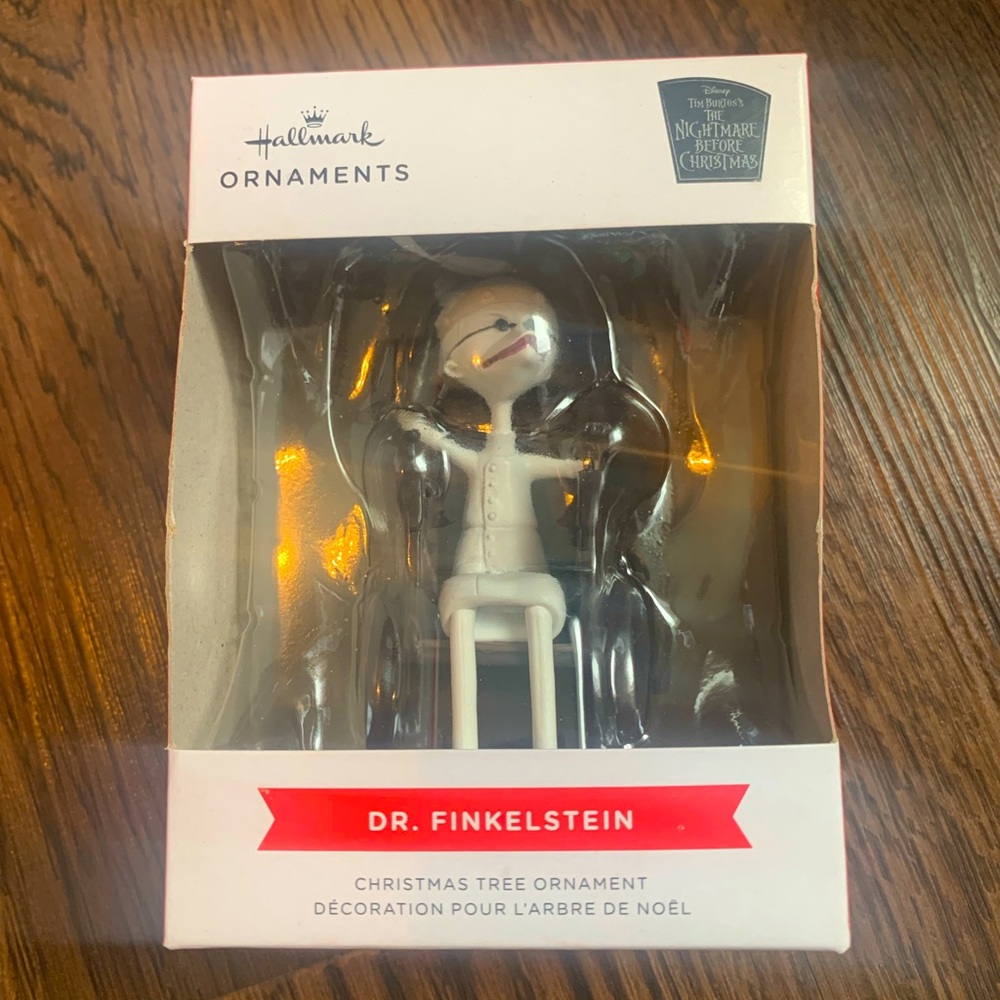 Hallmark Nightmare Before Christmas- Dr. Finkelstein Ornament - BRAND NEW IN BOX